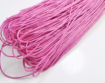 1.5mm Roseo Waxed Cotton Cord, 25 metres/50 metres Roseo Macrame Cord, Cotton Cording, Braided Cotton Cord, Jewelry Cord, GD146