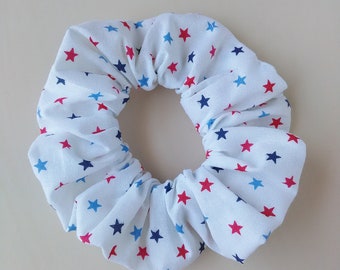 4th of July Scrunchy, patriotic, America, red white and blue