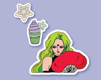 Sailor moon sticker/Anime Sticker/Esmeraude Sticker Sailor moon/Sticker pack/Kawaii Sticker