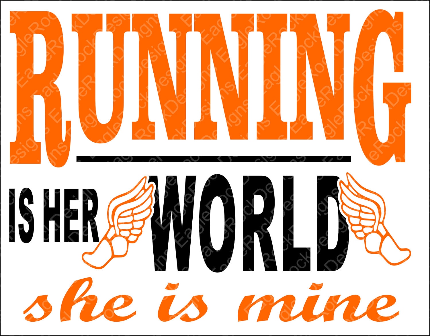 Download Running Is Her World Track Cross Country SVG DXF EPS