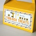 Construction party tool box favor box treats (8) - birthday party, dump truck birthday, baby shower, dig in birthday party