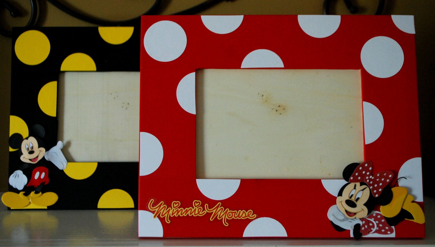 Mickey Or Minnie Mouse Photo Frame Coordinates With Party Zoomen