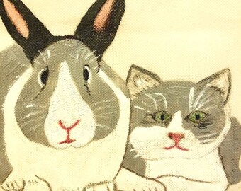 Bunny and Kitty friend