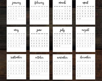 2018 Desktop Calendar {REFILL}