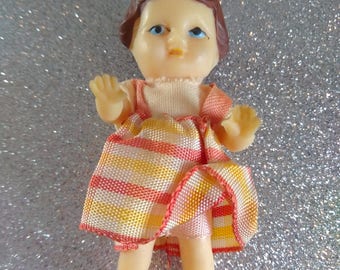 German ARI Rubber Doll with Original Clothing possibly 1950's Cute Small Vintage