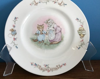 Beatrix Potter "Tom Kitten" Childs Bone China Plate 1986
