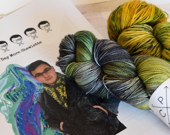 One Day More Kit- Alabama Sock 80/20 Superwash Merino/Nylon - hand dyed yarn - Ready to ship