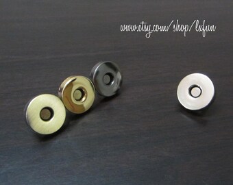 18mm Strongly Magnetic Snap Closure Purse Fasteners Magnetic Lock for Bag 5pcs