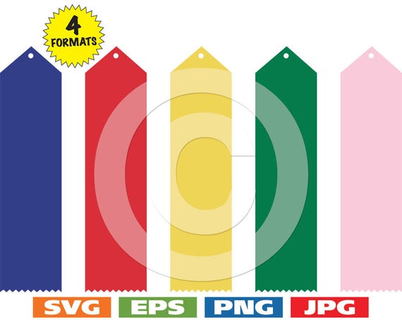 Download 5 Awards/Bookmarks svg cutting file PLUS eps/vector jpg