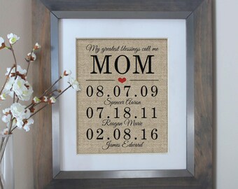 Mothers Day Gift Ideas Personalized Mom Gifts for Mom from Daughter Birthday Mother's Day Grandma Mother Daughter Mom Gifts from Daughter