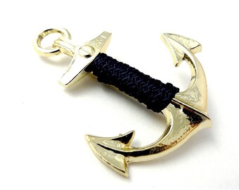 Anchor pin, gold tone