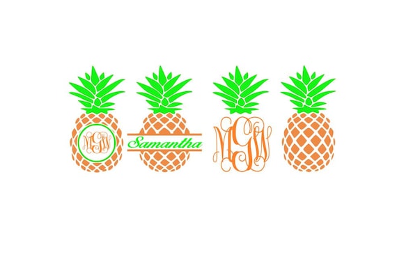 Download Pineapple SVG Files Pineapple Monogram Svg Pineapple Monogram