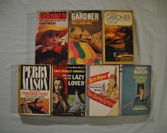 Group of 7 Erle Stanley Gardner Books - Paperbacks - Lot 2