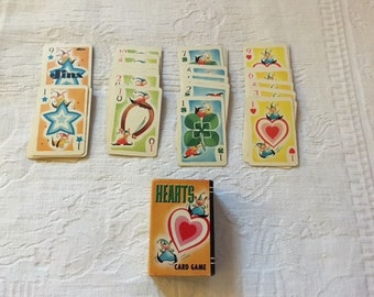 Vintage Hearts Card Game - Whitman Hearts - Whitman Hearts Game