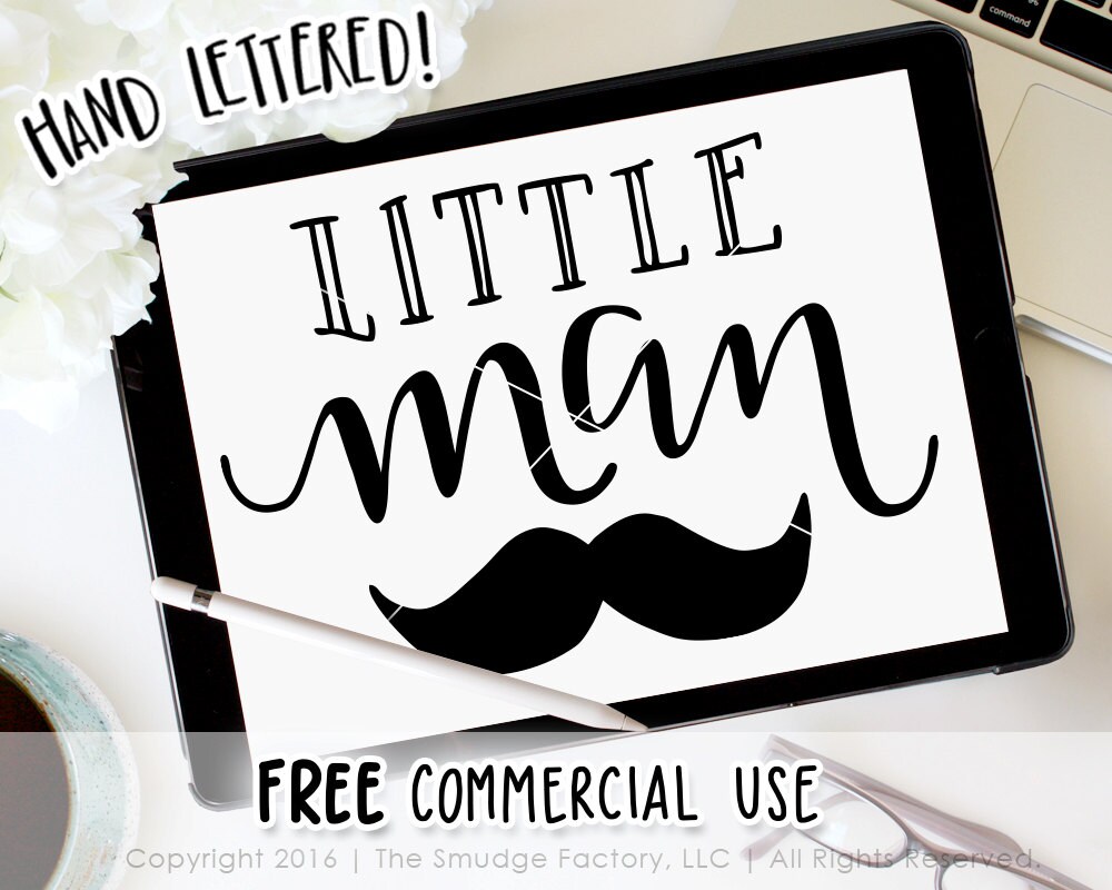 Little Man SVG Baby Boy SVG Cut File Nursery Cutting File