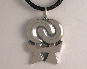 Double Venus Pendant-Sterling Silver