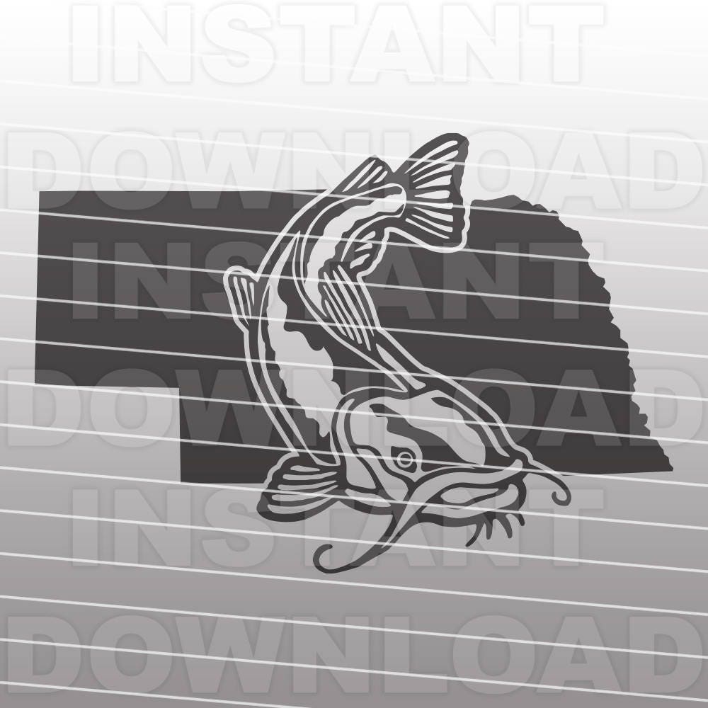 Download Catfish SVG FileCatfishing SVGNebraska svg Vector Art for