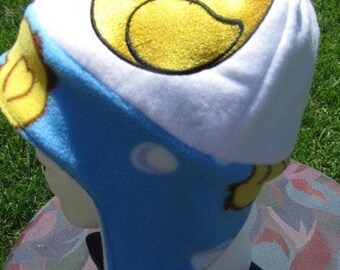 Rubber Ducky Fleece Ear Flap Hat