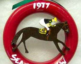 1977 Seattle Slew Triple Crown Ring