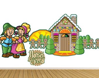 Hansel and Gretal Fairy Tale Wall Graphic