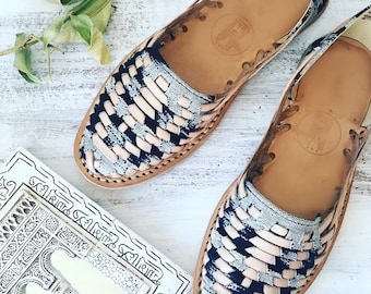 Santi-Handwoven Huarache Sandals