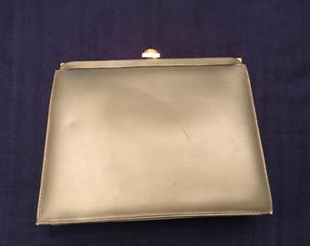 Andrew Geller Metallic Green Evening Bag