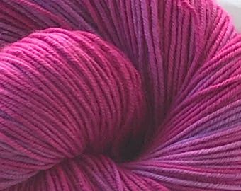 360 yds Hand Dyed Merino 100g Sport Weight Yarn - "Lollipop"
