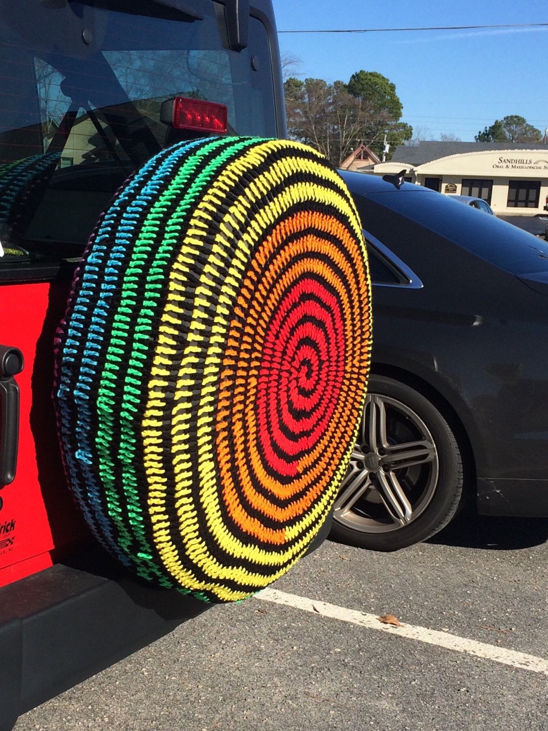 Crochet Jeep Tire Covermade to order