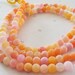 6mm Frosted fire agate Round beads full strand
