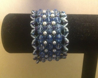 Beaded Embroidered Bracelet