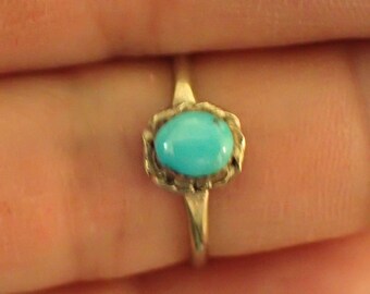 Zuni Turquoise Sterling Silver Ring