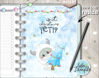 60%OFF - Christmas Planner Insert, Printable Planner Insert, Planner Divider, Planner Quote, Dashboard, Kawaii Planner, Yeti Insert, Holiday