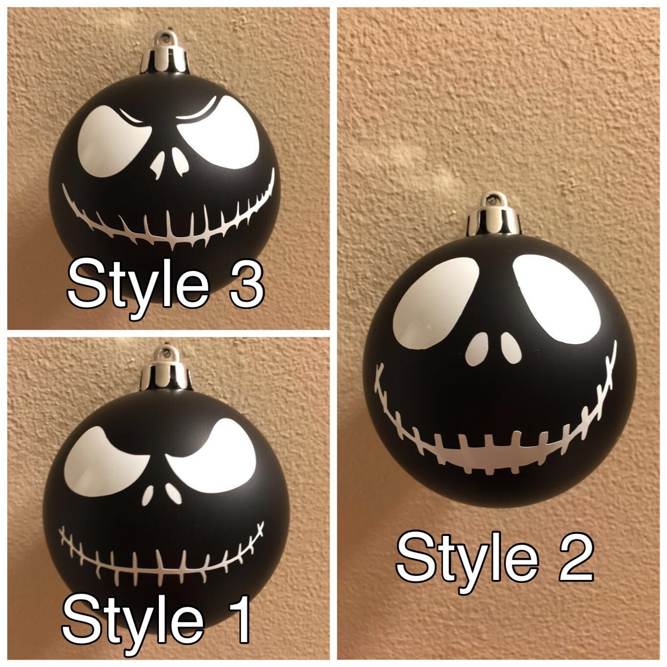 Nightmare before christmas ornaments