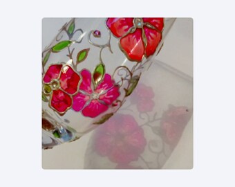 Summer Flourish Champagne flute