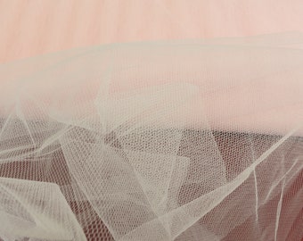 Pale Pink Net fabric, Material netting, Petticoat Net, Sold By the Metre