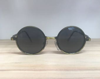Round vintage sunglasses for narrow face