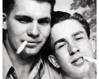 Gay Humor Greeting Card Vintage Photo Black & White ****VMHM1009