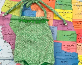 Travel the world playsuit