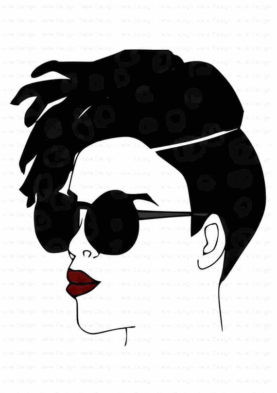 Download Lady Summer rocks her natural twist Afro girl svg