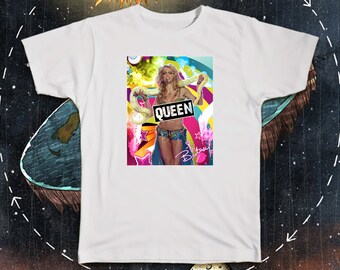 Britney Spears "Colorful" Queen Tee