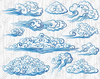 Blue wave,Drawn Wind,Blue Cloud,Hand-drawn clouds,Painted by hand wave,Cloud cartoon,Cartoon wave,Blue curls,Drawn curls,Kids Clipart,Blue