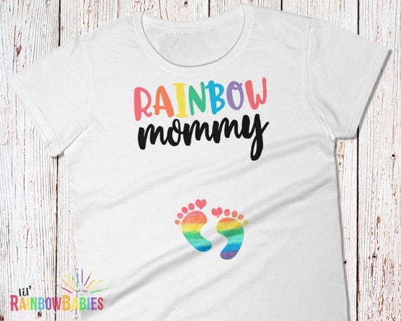 maternity rainbow shirt