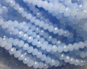 Periwinkle Glass Beads 6mm 24 Beads