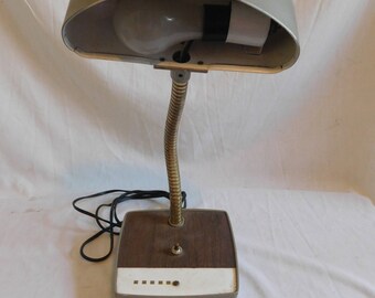 Vintage Industrial Mid Century Modern Goose Flex Neck Desk Lamp