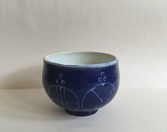 Celestial Blue Ceramic Bowl // Handmade Ceramic Bowl // Ceramic Cereal Bowl // Ceramic Candy Bowl // Ceramic Serving Bowl