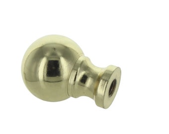 Polished Brass Orb Finial