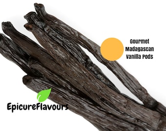 Gourmet Grade Genuine Madagascan Vanilla Pods (Vanilla Beans)