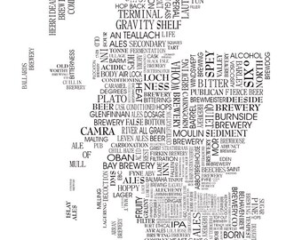 Scottish Beer Word Map