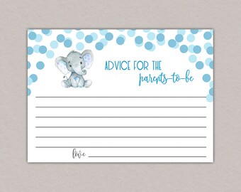 Elephant advice card | Etsy