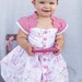 Billie Party Dress size 1-12 (Ainslee Fox Boutique Pattern rockabilly inspired queen anne neckline mandarin collar button front or zip back)